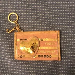 Juicy Couture keychain, ID holder, wallet